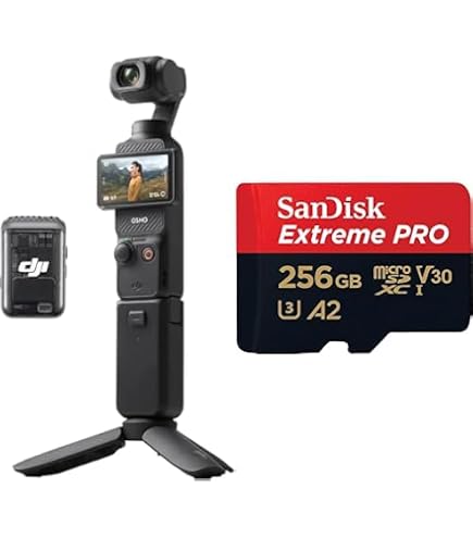 DJI Osmo Pocket 3 Creator Combo Kamera, 4K, 1300 mAh, 60 FPS | 3